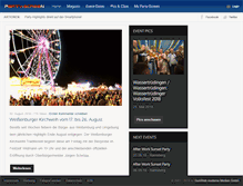 Tablet Screenshot of party-screen.de